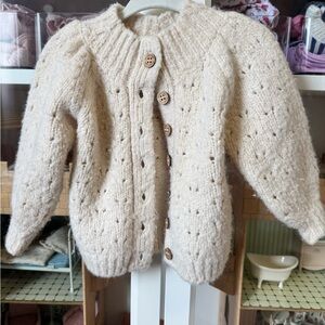 Rylee + Cru Cream Knit Sweater